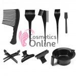 Set pentru vopsit parul culoare  Negru, cu 22 piese model Osaga